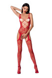 Bodystocking Passion BS075 Red | Intimitis.ro