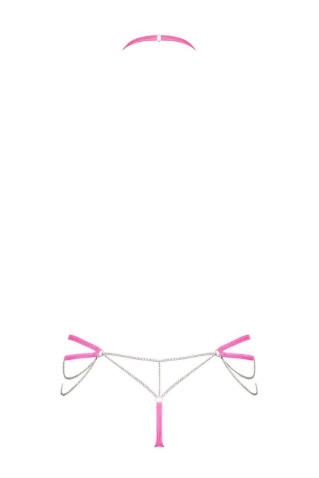 Set Sexy Obsessive Chainty Pink | Intimitis.ro