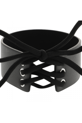 COQUETTE HAND CRAFTED CHOKER VEGAN LEATHER D-229295
