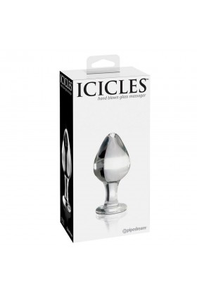 ICICLES NUMBER 25 HAND BLOWN GLASS MASSAGER PD2925-00