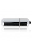 Premium Vibe Vibrating Bullet 10V Silver - Glossy  D-218469