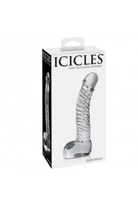 ICICLES NUMBER 61 HAND BLOWN GLASS MASSAGER PD2961-00