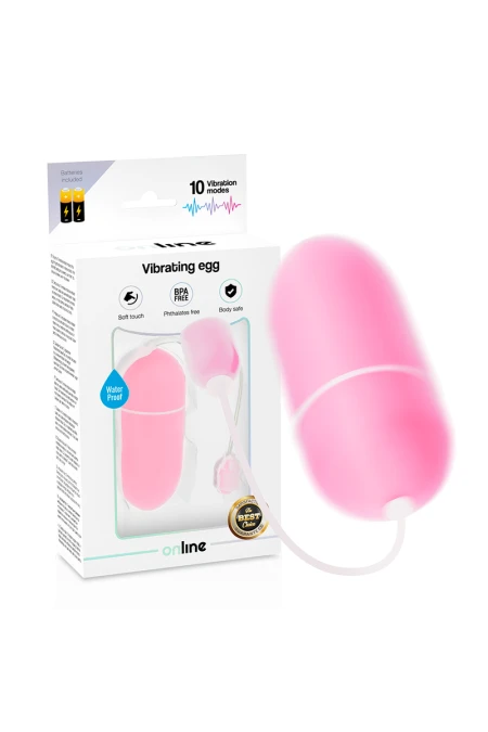 Waterproof Vibrating Egg Pink - Online  D-230534 | Intimitis.ro