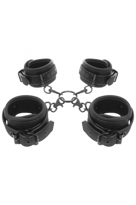 FETISH SUBMISSIVE HOGTIE AND CUFF SET D-218901