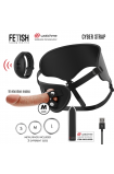 Harness With Dildo And Bullet Remote Control Watchme M Technology - Fetish Submissive Cyber Strap  D-229273