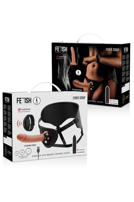 Harness With Dildo And Bullet Remote Control Watchme L Technology - Fetish Submissive Cyber Strap  D-229274 | Intimitis.ro