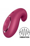 SATISFYER DIPPING DELIGHT LAY-ON VIBRATOR - RED D-232429 | Intimitis.ro