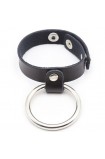 Penis Ring With Metal Ring - Ohmama Fetish  D-230055