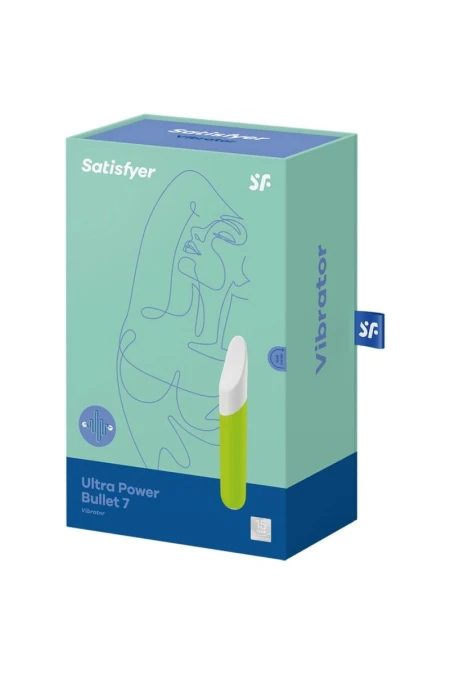 SATISFYER ULTRA POWER BULLET 7 - GREEN D-229786 | Intimitis.ro