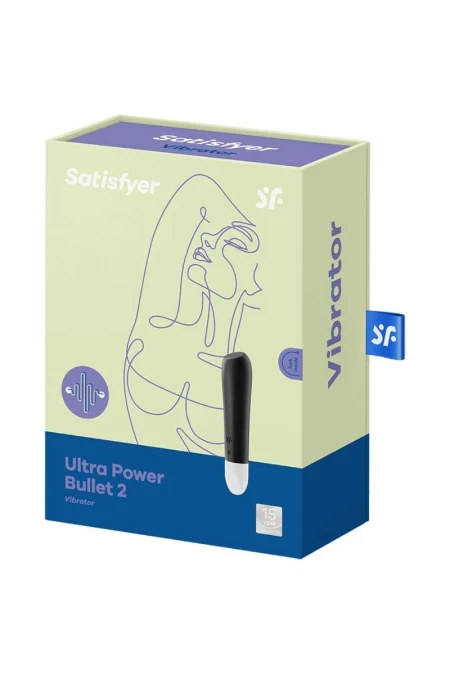 SATISFYER ULTRA POWER BULLET 2 - NOIR D-229922 | Intimitis.ro