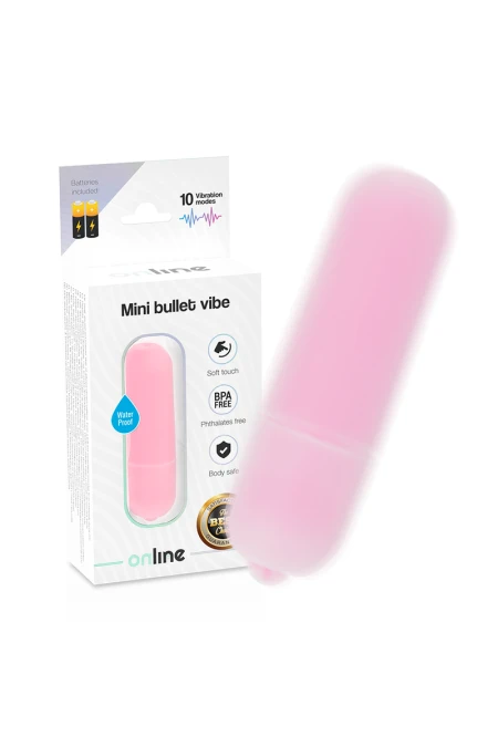 Mini Bullet Vibe Pink - Online  D-230520 | Intimitis.ro