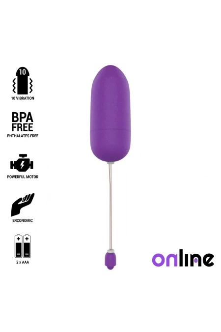 Waterproof Vibrating Egg Purple - Online  D-230535 | Intimitis.ro