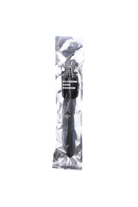 ALL BLACK SILICONE ANAL DOUCHE STOPPER 27CM D-229332 | Intimitis.ro