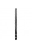 ALL BLACK RIDGED SILICONE ANAL DOUCHE 27CM D-229333 Anal Shower intimitis.ro