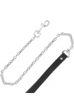 High Quality Leather Necklace With Leash - Darkness  D-221153 | Intimitis.ro