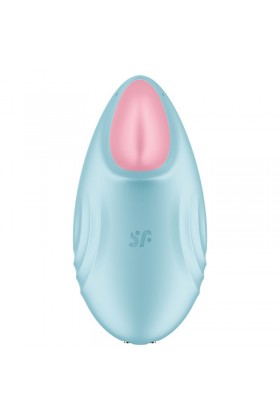 SATISFYER TROPICAL TIP LAY-ON VIBRATOR - BLUE D-232732
