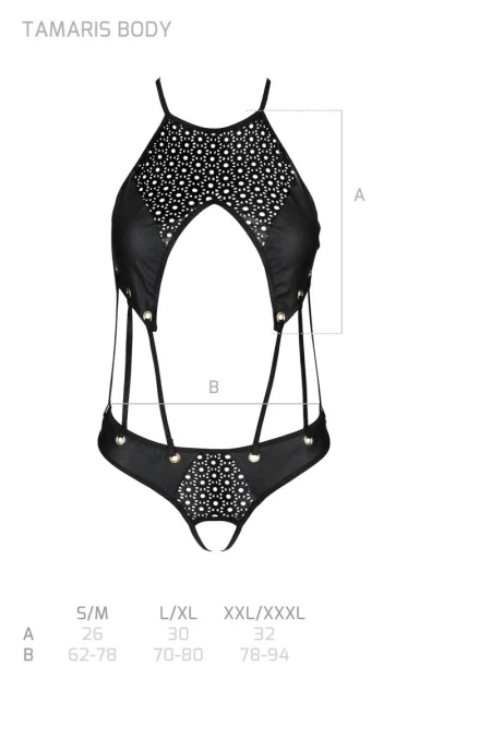 Body crotchless Tamaris Bikini Passion Black (24H) | Intimitis.ro