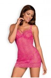 Chemise Obsessive 860-CHE-5 Pink (24H) | Intimitis.ro