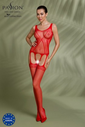 Bodystocking BS007 Passion Eco Red