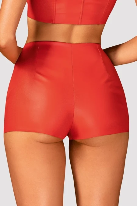 Pantalon Scurt Hermeza Obsessive Red (Neutral Box) | Intimitis.ro