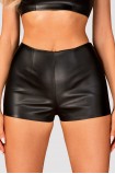 Set Top + Pantalon Scurt Hermeza Obsessive Black (Neutral Box) | Intimitis.ro