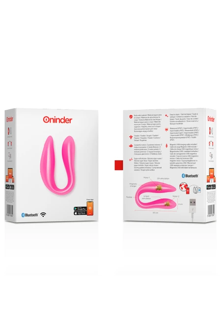 Lisboa G-Spot & Clitoral Stimulator Pink - Free App - Oninder  D-232590 | Intimitis.ro