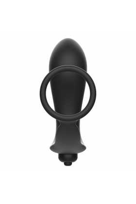 ADDICTED TOYS ANAL MASSAGER AND COCK RING WITH VIBRATOR D-227631