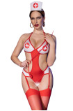 Costumatie Sexy Nurse CR4631 Chilirose Red/White | Intimitis.ro
