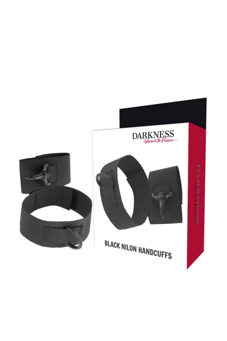 Nylon Handcuffs For Beginners - Darkness  D-226726 | Intimitis.ro