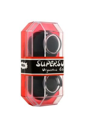 SUPERSOFT ORGASMUS BALLS BLACK D-221969