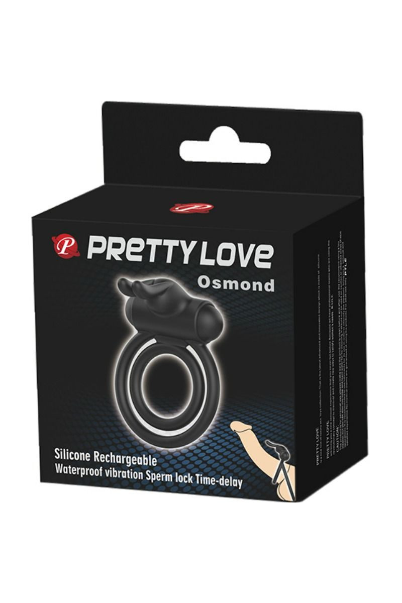 PRETTY LOVE OSMOND SILICONE VIBRATING RING D-219979