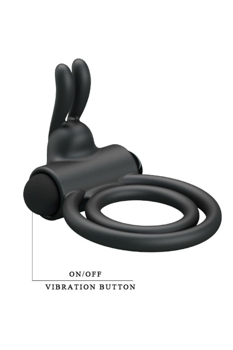 PRETTY LOVE OSMOND SILICONE VIBRATING RING D-219979