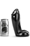 ALL BLACK DONG REALISTIC 18CM D-221858