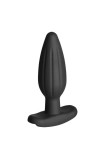 Silicone Black Rocker Butt Plug Medium - Electrastim  D-227114 | Intimitis.ro