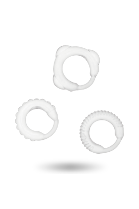 ADDICTED TOYS C-RING SET CLEAR D-222068