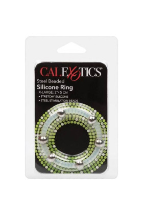 CALEX STEEL BEADED SILICONE RING XL D-224014