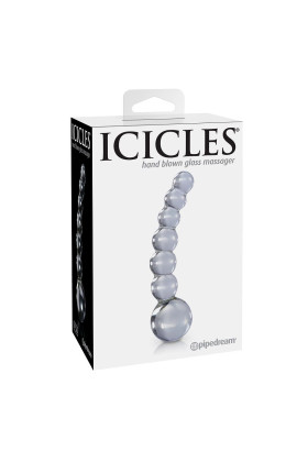 ICICLES NUMBER 66 HAND BLOWN GLASS MASSAGER PD2966-20