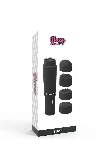 Kurt Pocket Massager Black - Glossy  D-221115 | Intimitis.ro