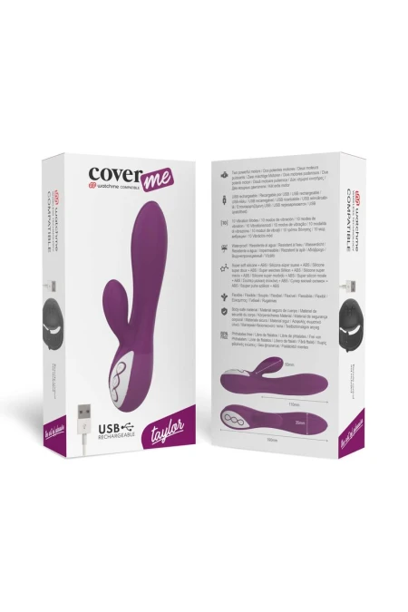 Taylor Vibrator Compatible With Watchme Wireless Technology - Coverme  D-221310 | Intimitis.ro