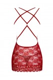 OB 860-CHE-3 chemise & thong red