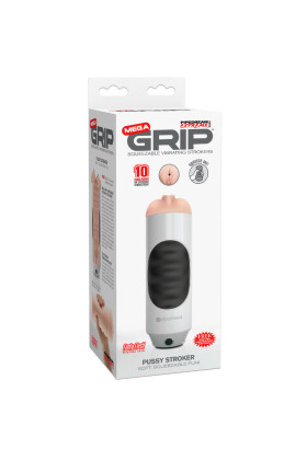 PIPEDREAM EXTREME TOYZ MEGA GRIP VIBRATING STROKER PUSSY RD292
