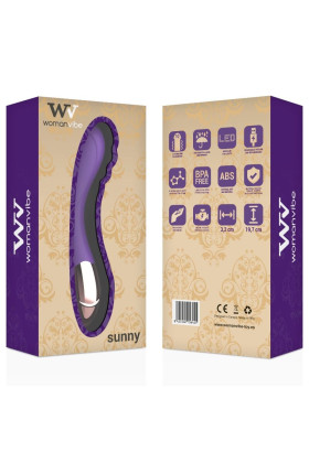 WOMANVIBE SUNNY SILICONE RECHARGEABLE VIBRATOR D-213868