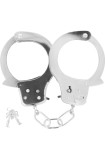Metal Ankle Handcuffs With Keys - Darkness  D-221224 | Intimitis.ro