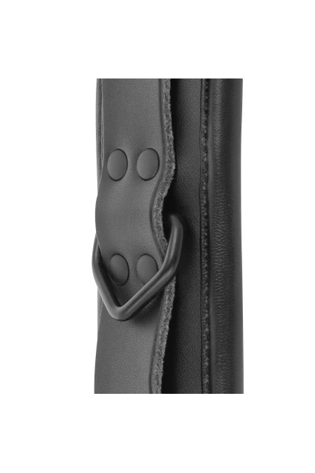 Adjustable Black Leather Hands Handcuffs - Darkness  D-221228 | Intimitis.ro