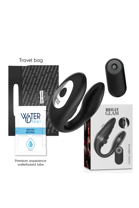 Couple Pulsing & Vibrating Remote Control - Brilly Glam  D-232445 | Intimitis.ro