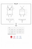 OB 864-COR-1 corset & thong | Intimitis.ro