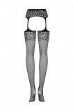 OB Garter stockings S500 black | Intimitis.ro
