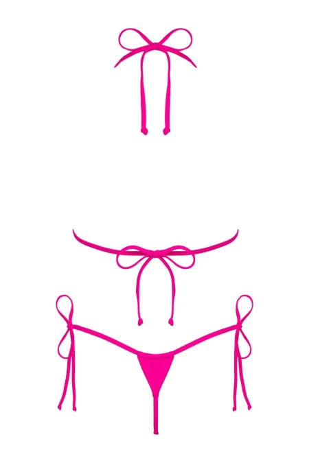 Costum de baie Bella Vista Obsessive Pink | Intimitis.ro