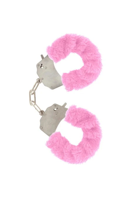 Furry Fun Cuffs Bondage Pink - Toyjoy  D-222129 | Intimitis.ro