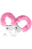 Pleasure Furry Handcuffs Pink - Ohmama  D-235651 | Intimitis.ro